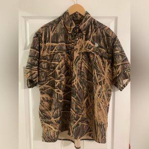 Drake Camouflaged short sleeve button down